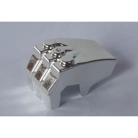   Chrome Silver Hand Gorilla Fist (fits Minifigure Hand) 11092 Custom Chromed by BUBUL