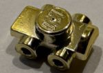   11253 Chrome Gold Minifig, Footgear Roller Skate  or 18747 Custom Chromed by BUBUL