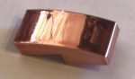   11477_Chrome Copper Slope, Curved 2 x 1 No Studs  Custom Chromed by BUBUL