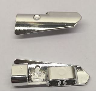 11946_S Chrome Silver Technic, Panel Fairing #21 Very Small Smooth, Side B  11946 Custom Chromed by BUBUL