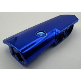   11947_BLUE Chrome BLUE Technic, Panel Fairing #22 Very Small Smooth, Side A  11947 Custom Chromed by BUBUL