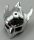 Chrome Silver Minifig, Headgear Mask Bird (Eagle)    12549   Custom Chromed by BUBUL