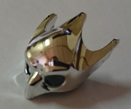 Chrome Silver Minifig, Headgear Mask Bird (Eagle)    12549   Custom Chromed by BUBUL