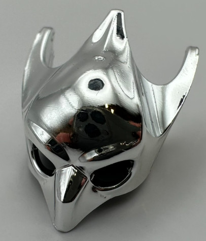 Chrome Silver Minifig, Headgear Mask Bird (Eagle)    12549   Custom Chromed by BUBUL