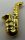 13808 Chrome Gold Minifig, Utensil Saxophone  Custom Chromed by BUBUL