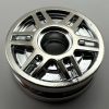 13971 Chrome Silver Wheel 18mm D. x 8mm with Fake Bolts and Deep Spokes with Inner Ring  13971 or 56902  Custom Chromed by BUBUL