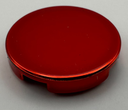 14769 Chrome RED Tile, Round 2 x 2 with Bottom Stud Holder   14769 similar item 4150    Custom Chromed by BUBUL