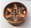 15038 Chrome-Copper Wheel 56mm D. x 34mm Technic Racing Medium, 6 Pin Holes  or 51150 Custom chromed by Bubul