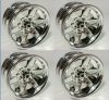 15038 Chrome Silver Wheel 56mm D. x 34mm Technic Racing Medium or 51150 Chromed by Bubul