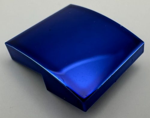 15068 Chrome BLUE Slope, Curved 2 x 2 No Studs  15068 Custom Chromed by BUBUL