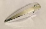   15362 Chrome Silver Hero Factory Weapon - Blade, Wide, Curved Custom Chromed by BUBUL
