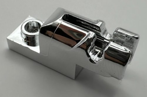15403 Chrome Silver Projectile Launcher, 1 x 2 Mini Blaster / Shooter  Custom chromed by Bubul