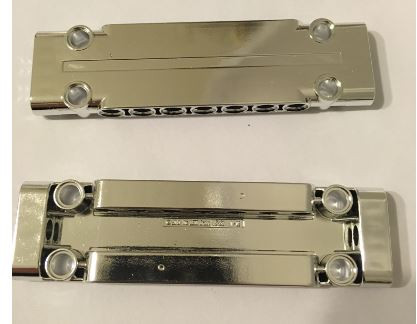 15458 Chrome Silver Technic, Panel Plate 3 x 11 x 1