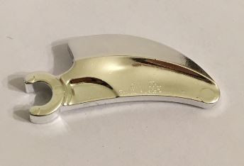 16770 Chrome Silver Barb / Claw / Horn - Large with Clip  Custom chromed by BUBUL