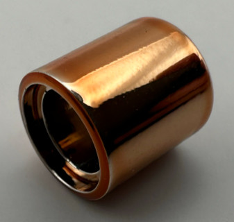 18654 Chrome Copper Technic, Pin Connector Round 1L Custom Chromed by BUBUL