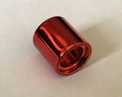 18654 Chrome RED Technic, Pin Connector Round 1L 18654 Custom Chromed by BUBUL