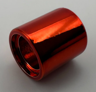 18654 Chrome RED Technic, Pin Connector Round 1L 18654 Custom Chromed by BUBUL