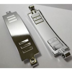   18944_S Chrome Silver Technic, Panel Curved 3 x 13  18944 or similar 28923 Custom Chromed by BUBUL