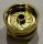 18976 Chrome Gold Wheel 18mm D. x 12mm with Axle Hole and Stud  Custom Chromed by BUBUL