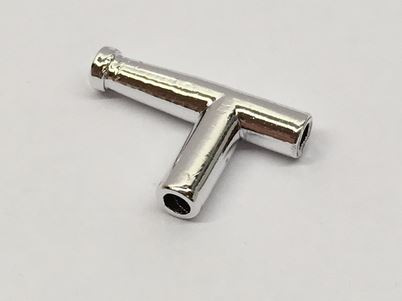 194 Chrome Silver Minifig, Utensil Hose Nozzle Simple  194  Custom chromed by BUBUL