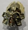 20251 Chrome Gold Bionicle Mask Skull Spider Custom Chromed by BUBUL