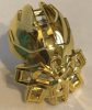 20251 Chrome Gold Bionicle Mask Skull Spider Custom Chromed by BUBUL