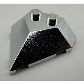   22391 Chrome Silver Wedge 4 x 4 Pointed Custom Chromed by BUBUL