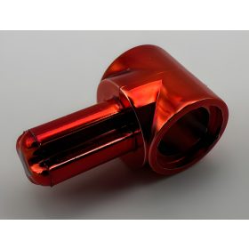   22961 | Chrome Red Technic, Axle and Pin Connector Hub with 1 Axle | Custom Chromed by BUBUL