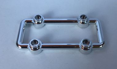 23444 Chrome Silver Bar 1 x 6 x 3 with 4 Studs  Custom Chromed By BUBUL