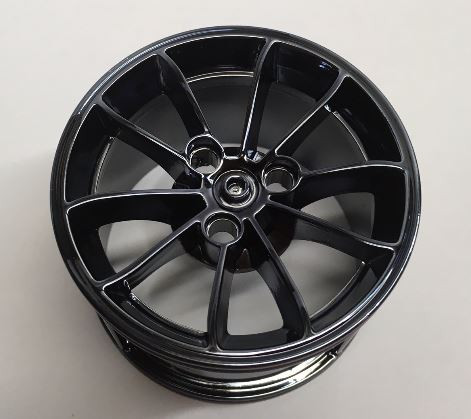 23800_T Chrome Black Chrome-Titan Wheel 62.3mm D. x 42mm Technic Racing Large   part: 23800 Custom Chromed by BUBUL