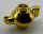 23986 Chrome Gold Minifig, Utensil Teapot  Custom Chromed by BUBUL