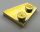 24299 | Chrome Gold Wedge, Plate 2 x 2 Left | Custom Chromed by BUBUL