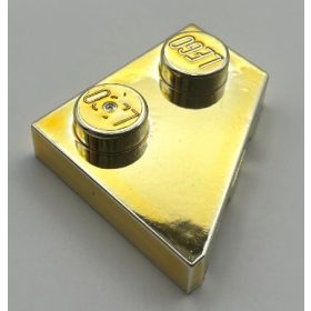   24307 | Chrome Gold Wedge, Plate 2 x 2 Right | Custom Chromed by BUBUL