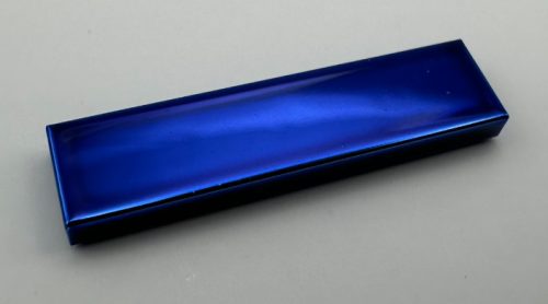 2431 Chrome Blue Tile 1 x 4  Custom Chromed by BUBUL