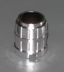   2489 Chrome Silver Container, Barrel 2 x 2 x 2  2489 or 26170 Custom Chromed by BUBUL