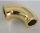 25214 Chrome GOLD Brick, Round 1 x 1 d. 90 Degree Elbow - No Stud - Type 2 - Axle Hole  Very similar item: 71076  Custom Chromed by Bubul