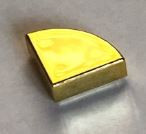   25269 Chrome GOLD Tile, Round 1 x 1 Quarter  25269 Custom Chromed by BUBUL