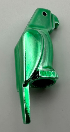 2546 Chrome GREEN Bird Parrot Custom Chromed by Bubul