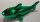 2547 Green Shark with Pointed Nose and Debossed Eyes  Custom chromed by Bubul