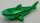 2547 Green Shark with Pointed Nose and Debossed Eyes  Custom chromed by Bubul