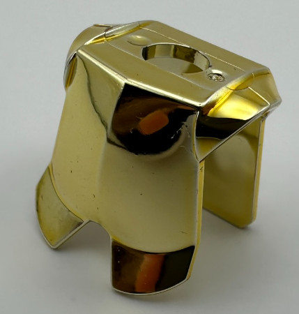 2587_Chrome-GOLD Minifig, Armor Breastplate with Leg Protection  part: 2587  Custom Chromed by Bubul