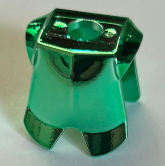 2587_Chrome GREEN Minifig, Armor Breastplate with Leg Protection Custom Chromed by Bubul