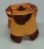 2587_Chrome-ORANGE Minifig, Armor Breastplate with Leg Protection Custom Chromed by Bubul