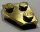 26601 Chrome Gold Wedge, Plate 2 x 2 Cut Corner  Custom Chromed by BUBUL