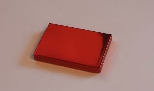 26603_RED Chrome RED Tile 2 x 3  26603 Custom Chromed by BUBUL