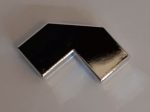   Chrome Silver Tile, Modified 2 x 2 Corner with Cut Corner - Facet  27263 Custom Chromed by BUBUL