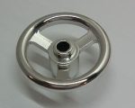   2819 Chrome Silver Technic, Steering Wheel Small, 3 Studs Diameter   Part:2819  chromed by Bubul