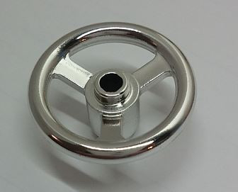 2819 Chrome Silver Technic, Steering Wheel Small, 3 Studs Diameter   Part:2819  chromed by Bubul