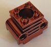 2850b Chrome Copper Technic Engine Cylinder  Part 2850b   Custom chromed by Bubul