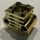 2850b Chrome Gold Technic Engine Cylinder  Part 2850b   Custom chromed by Bubul